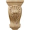 Ekena Millwork 3 1/2"W x 4"D x 7"H Small Shell Corbel, Cherry CORW03X04X07SHCH - alternate 3